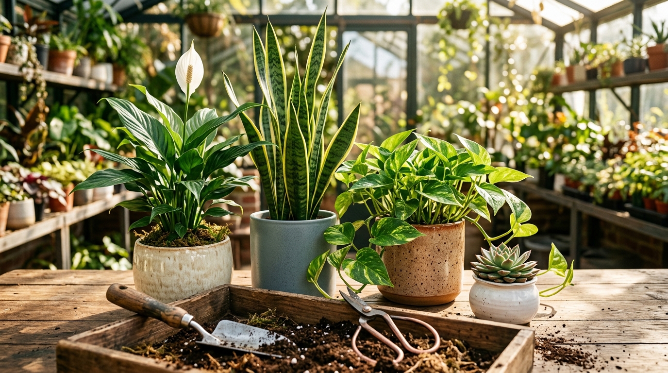 Beautiful Indoor Plants & Ceramic Pots